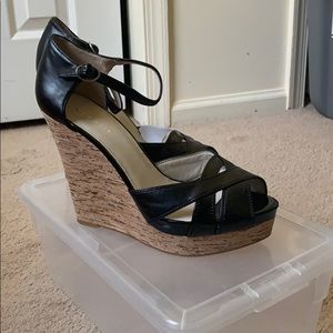 NWOT summer wedges! 8.5 a cork bottom!